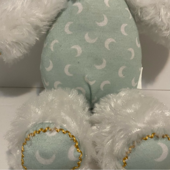 Ingenuity Lamb Plush Lovey Baby Toy Stuffed Animal Soft Cuddle White Mint Blue - Picture 3 of 6